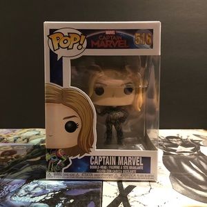 Neon Captain Marvel funko pop.